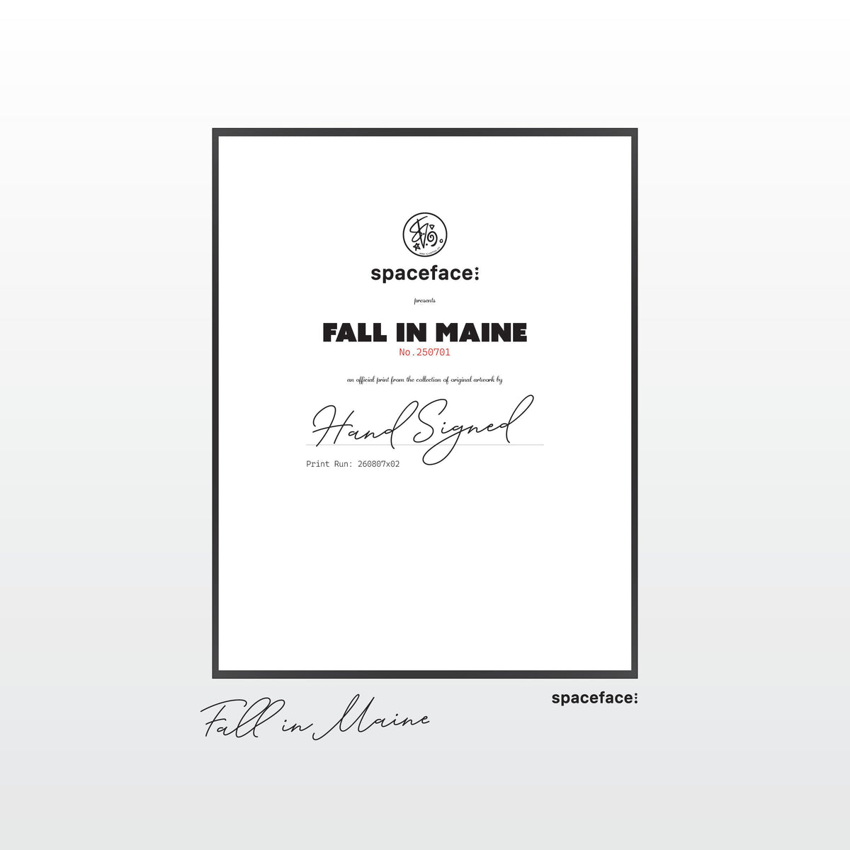 Fall in Maine // Print