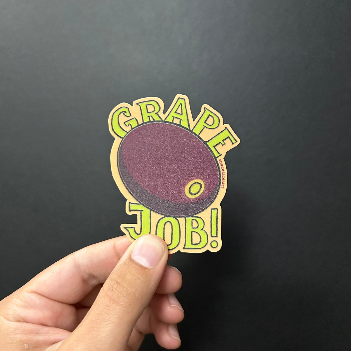Grape Job! // Sticker