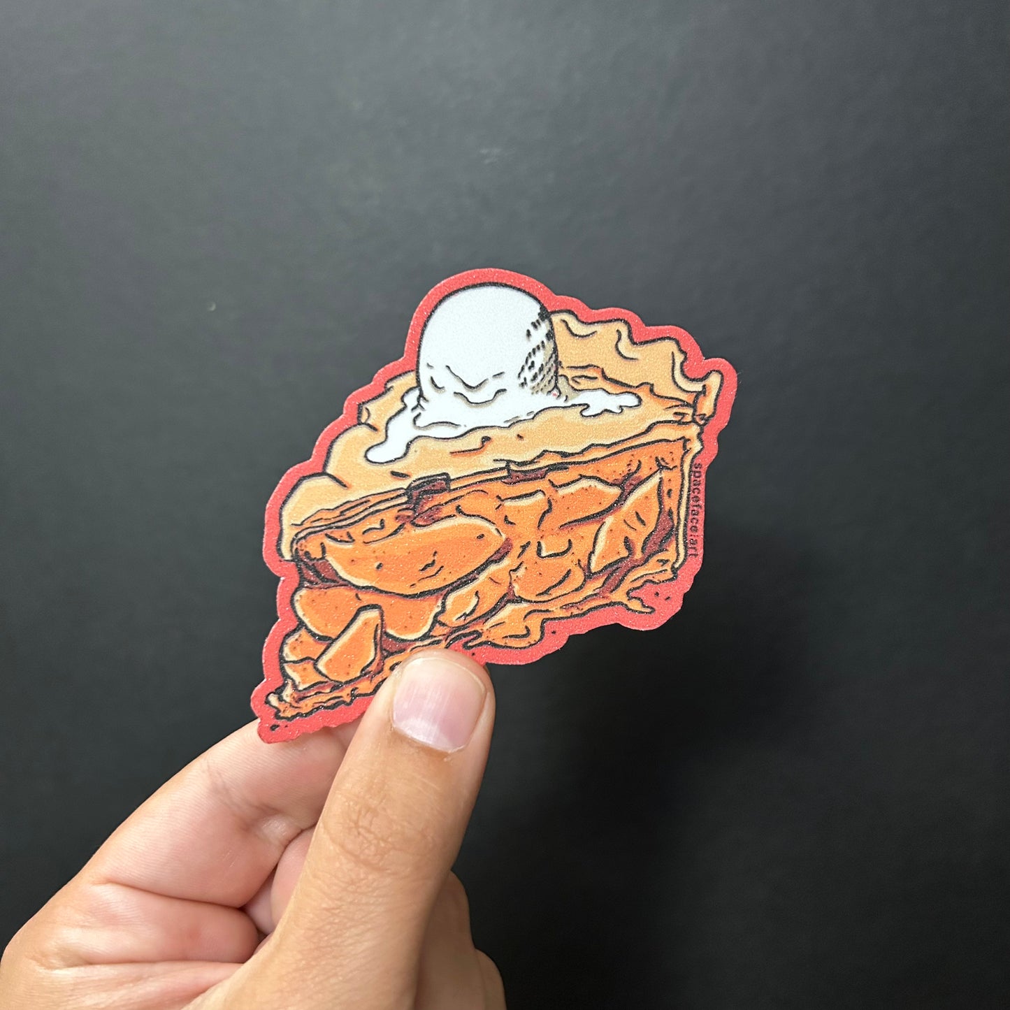 Apple Pie // Glitter Sticker
