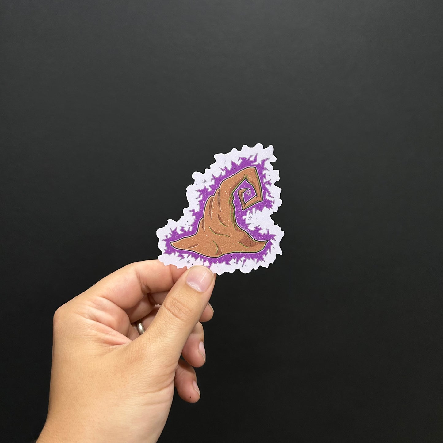Cosmic Wizard Hat // Glitter Sticker