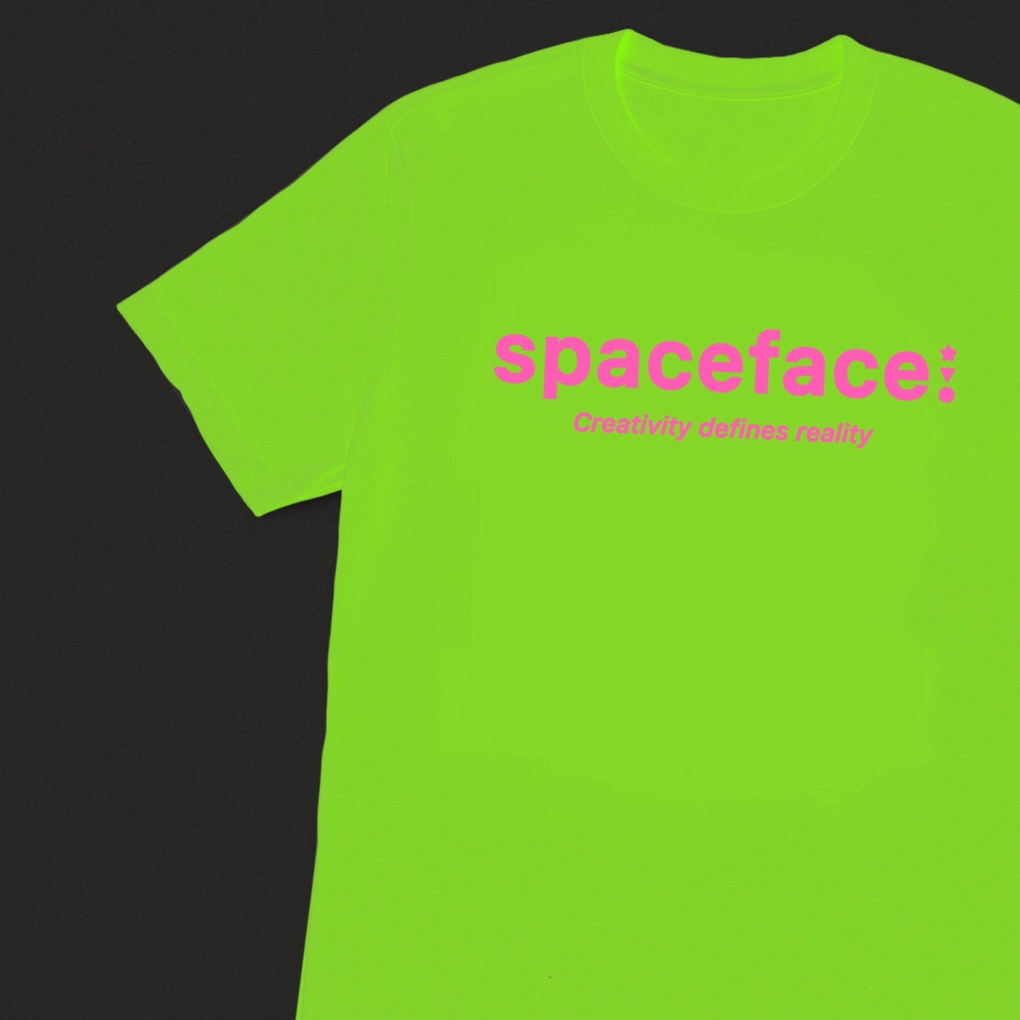 SPACEFACE // T-Shirt, Handprinted
