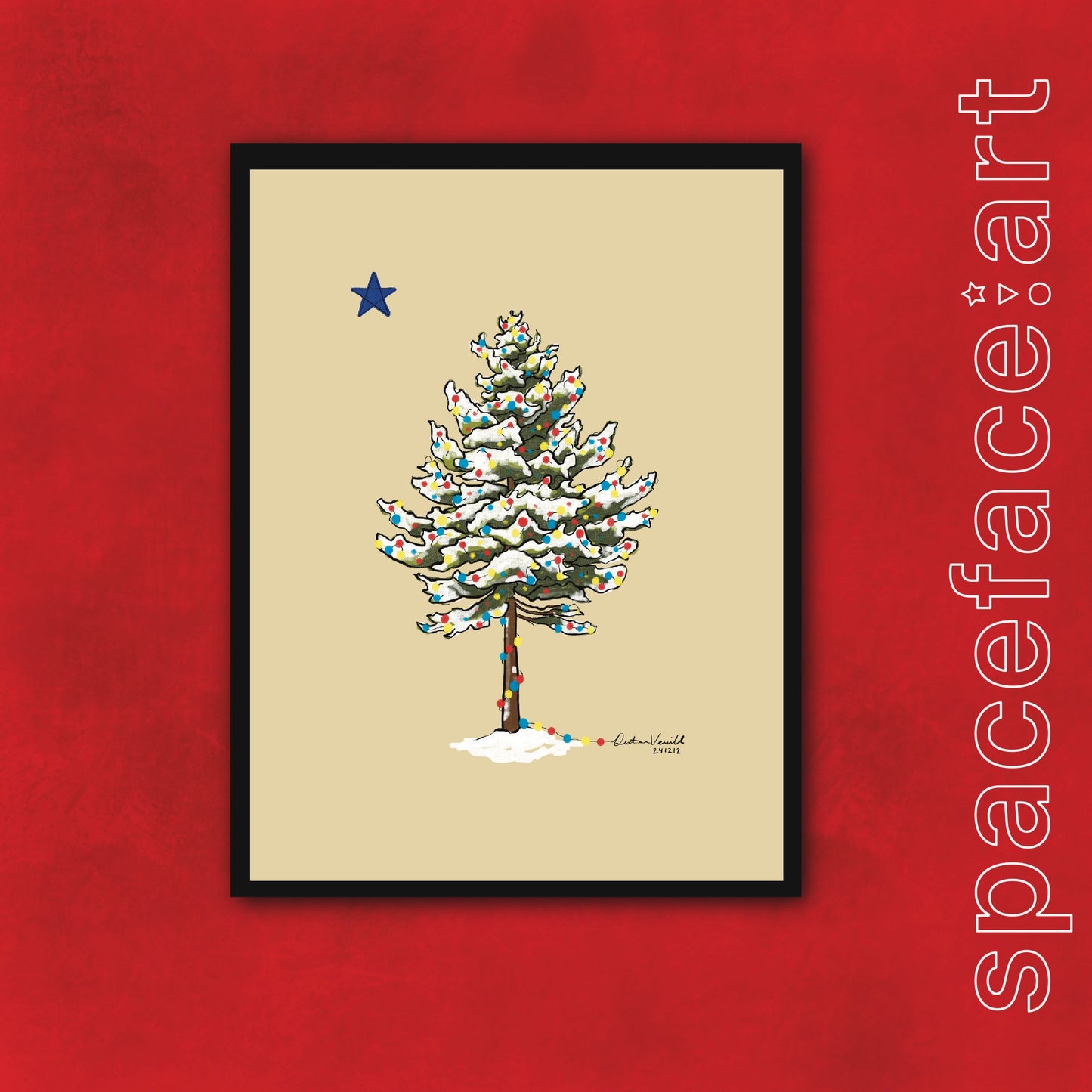 A Maine Christmas // Print