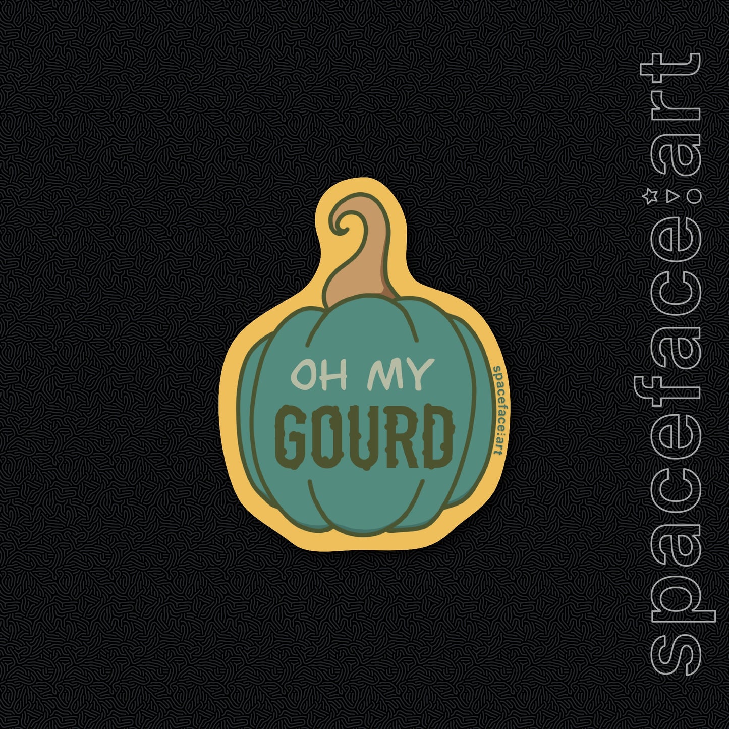 Oh My Gourd! // Matte Sticker