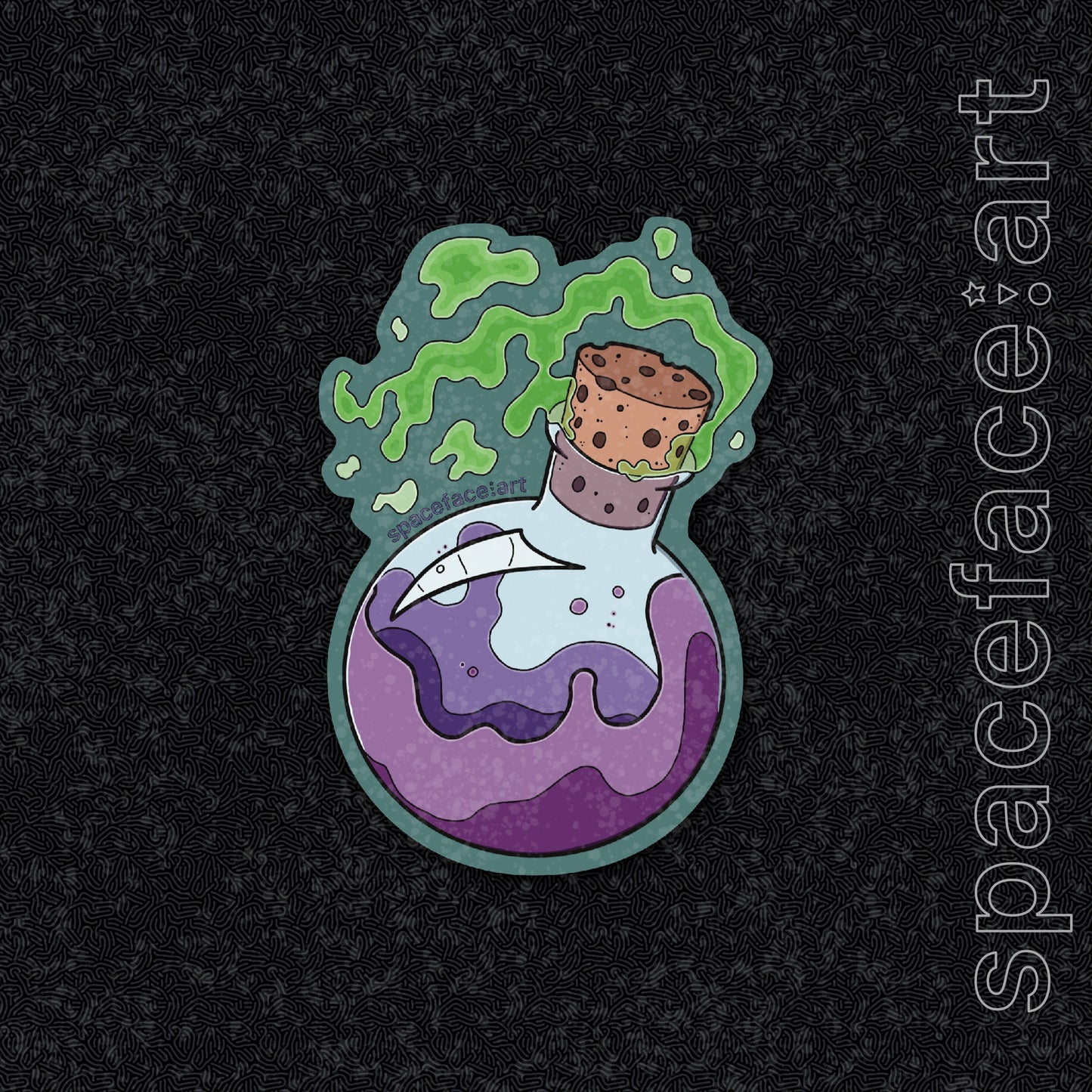 Poison Potion // Glitter Sticker