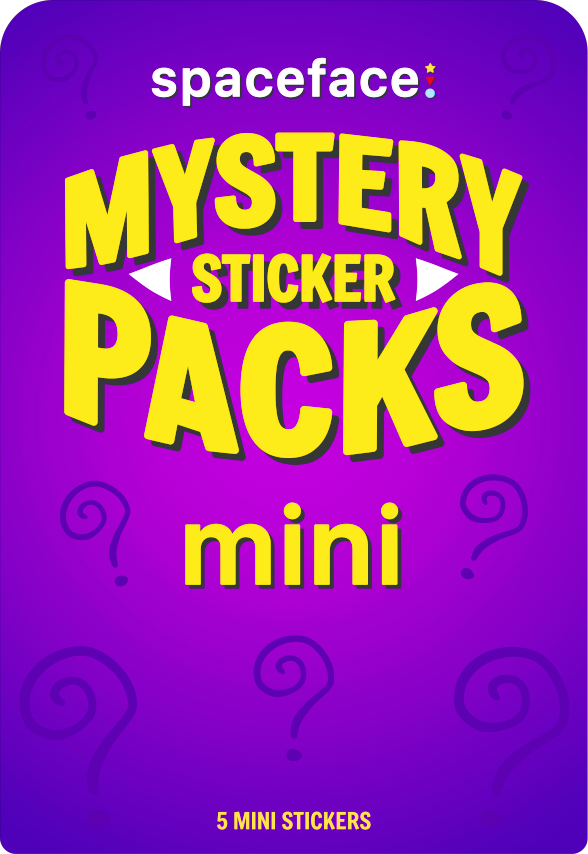 Mini Mystery Sticker Pack // 5pk