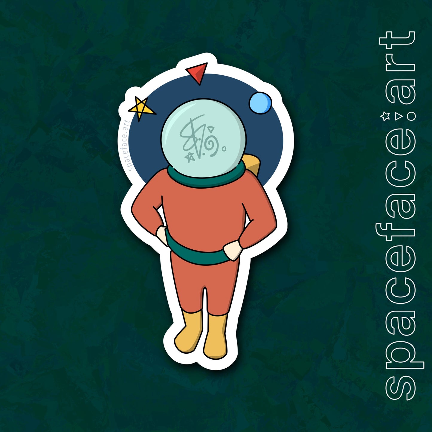SpaceMan // Sticker