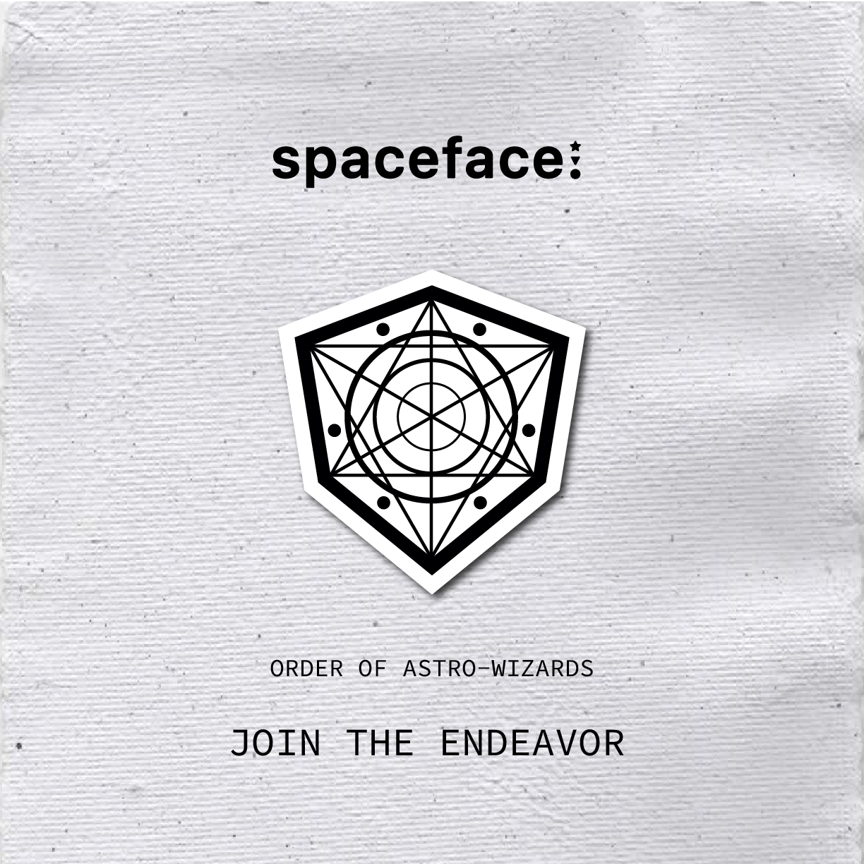 Astro-Wizard // Matte Sticker