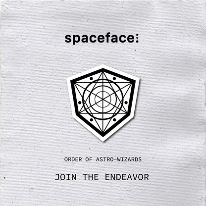 Astro-Wizard // Matte Sticker