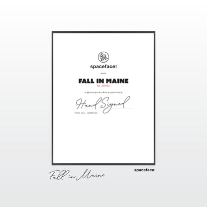 Fall in Maine // Print
