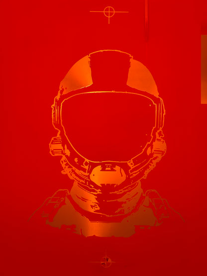 SPACED OUT // T-Shirt, Handprinted