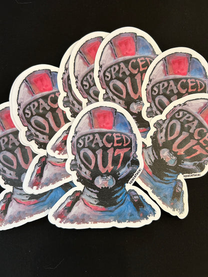 SPACED OUT // Matte Sticker