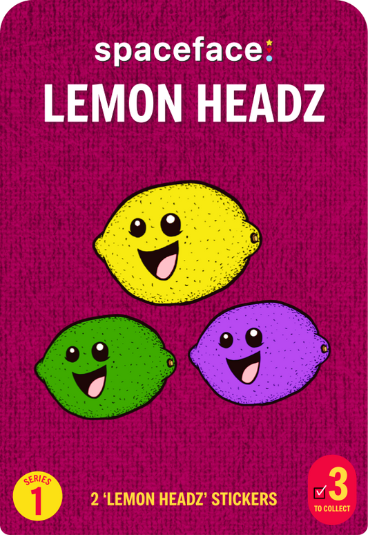 Lemon Headz 2pk // Sticker Drip