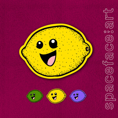 Lemon Headz 2pk // Sticker Drip