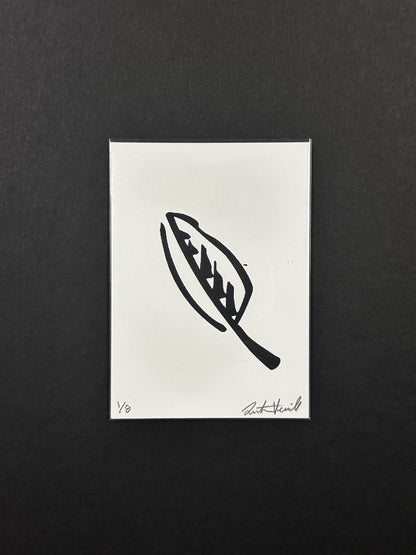 Red Leaf // Serigraph