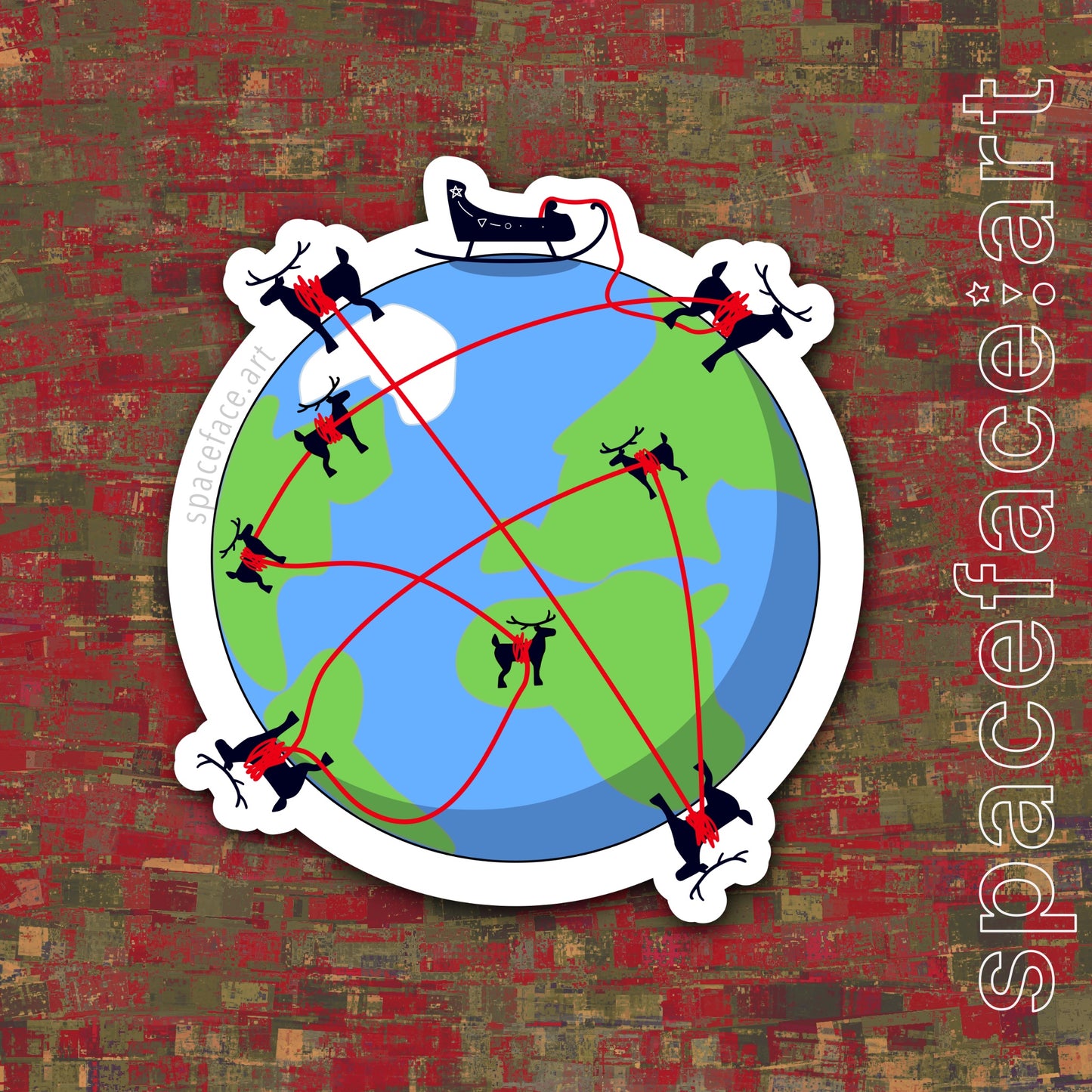 ChristmasChaos // Sticker