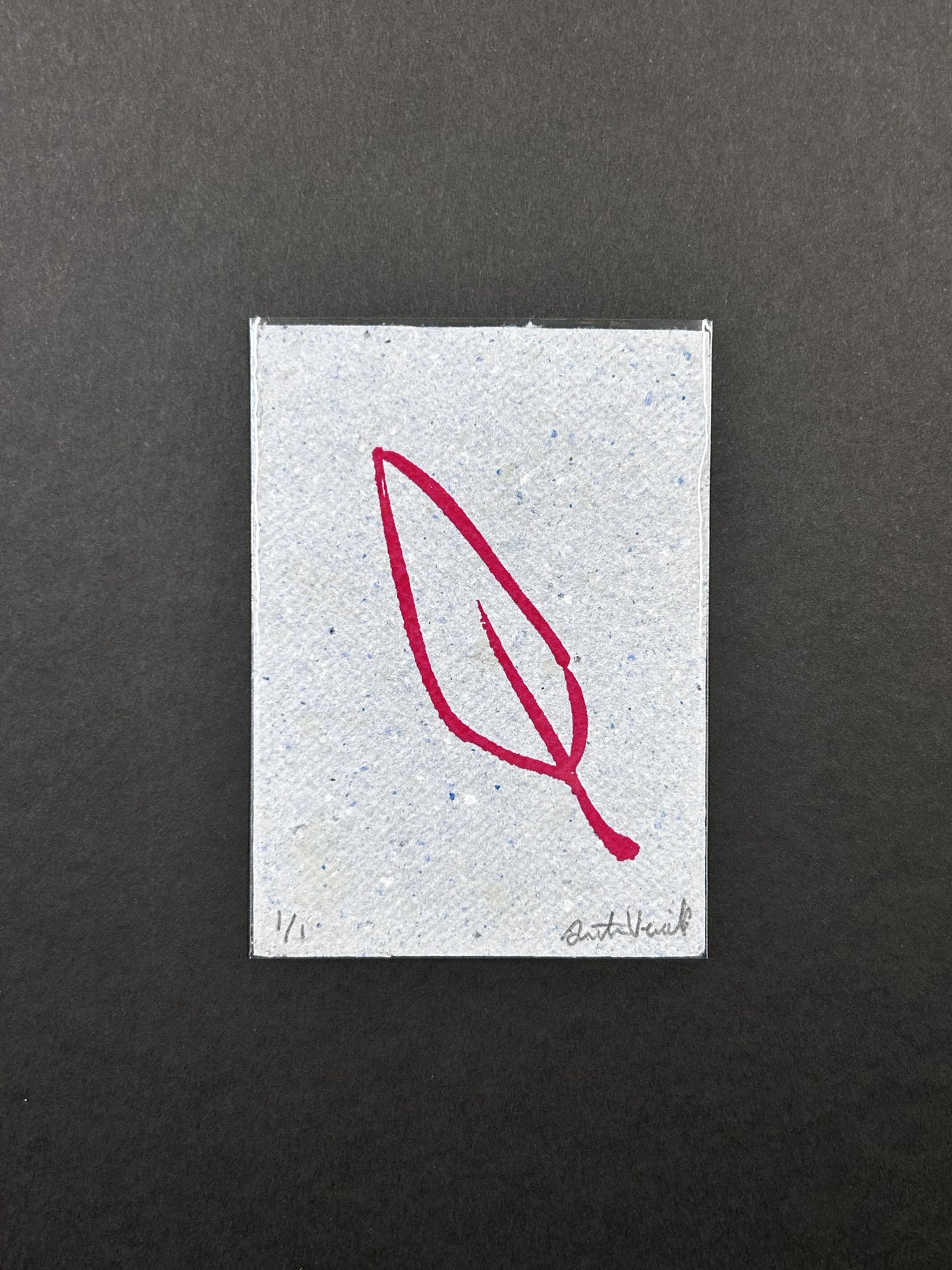 Red Leaf // Serigraph