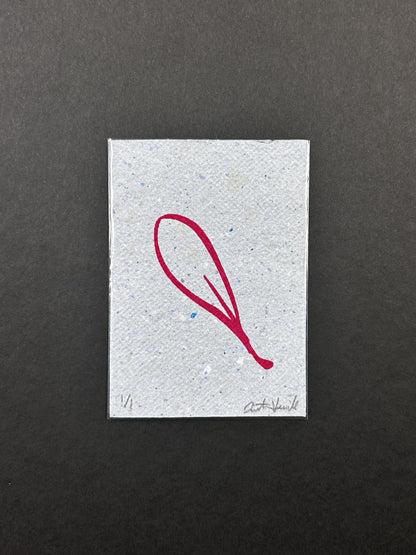 Red Leaf // Serigraph