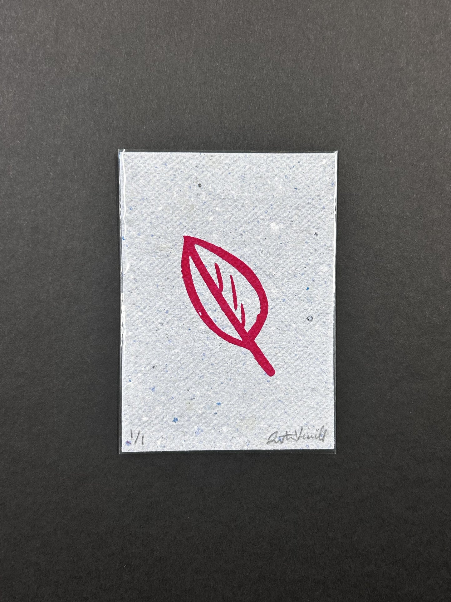 Red Leaf // Serigraph