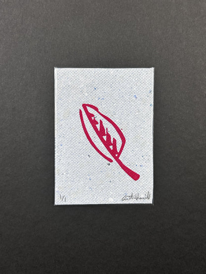 Red Leaf // Serigraph