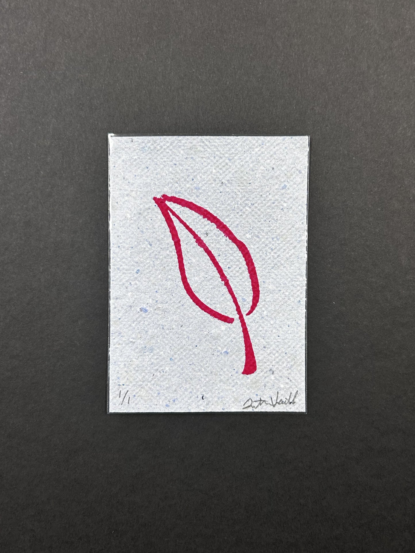 Red Leaf // Serigraph