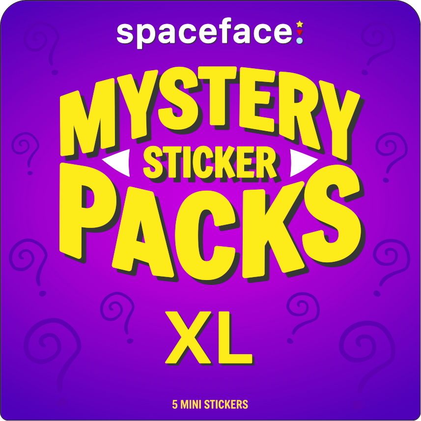 XL Mystery Sticker Pack // 2pk